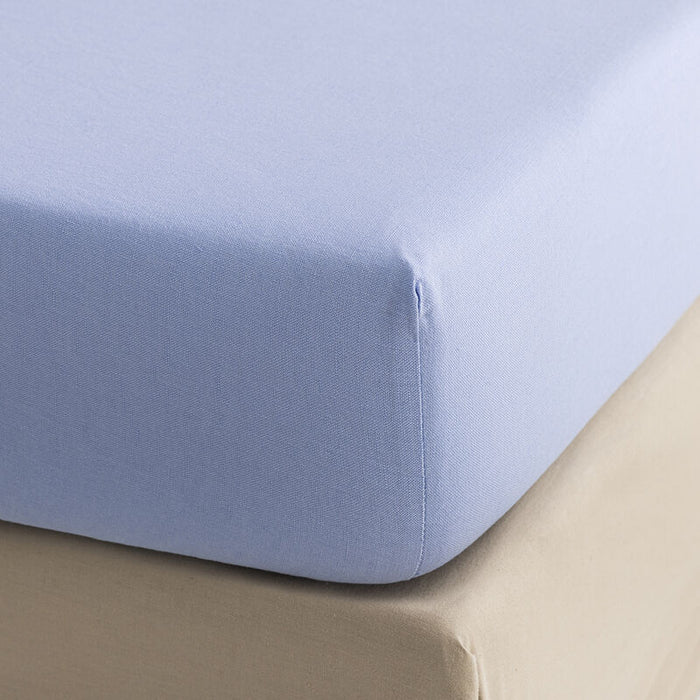 Denim|Blue / FITTED SHEET / QUEEN