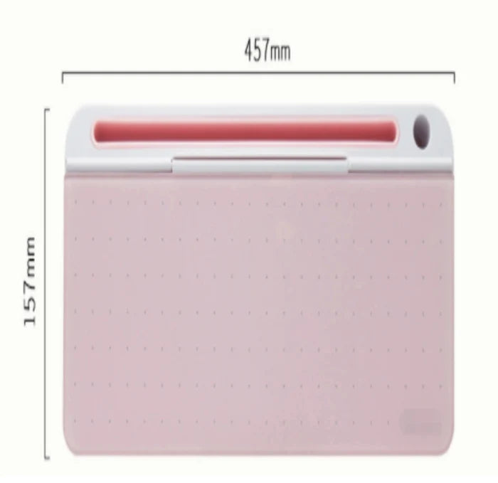 Office Glass Dry Erase Desktop Computer Storage Whiteboard pad Rieworkes