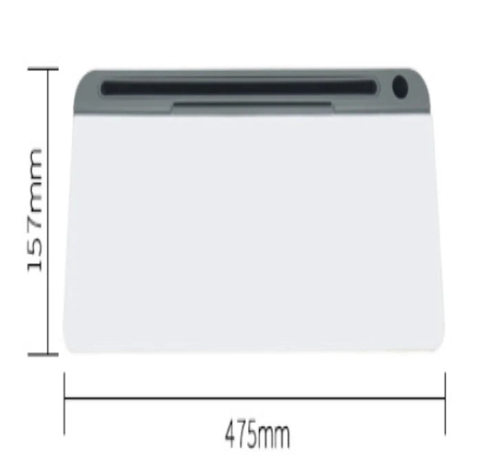 Office Glass Dry Erase Desktop Computer Storage Whiteboard pad Rieworkes