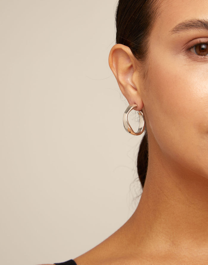 Open Hoop Earrings Small