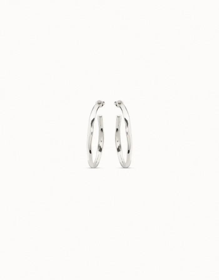 Open hoop earrings