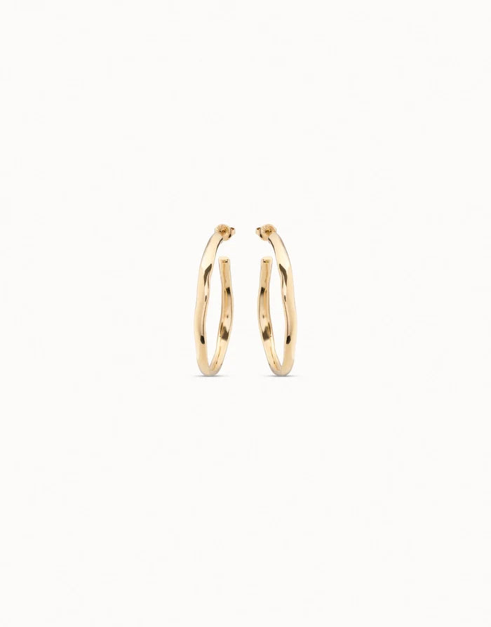 Open hoop earrings