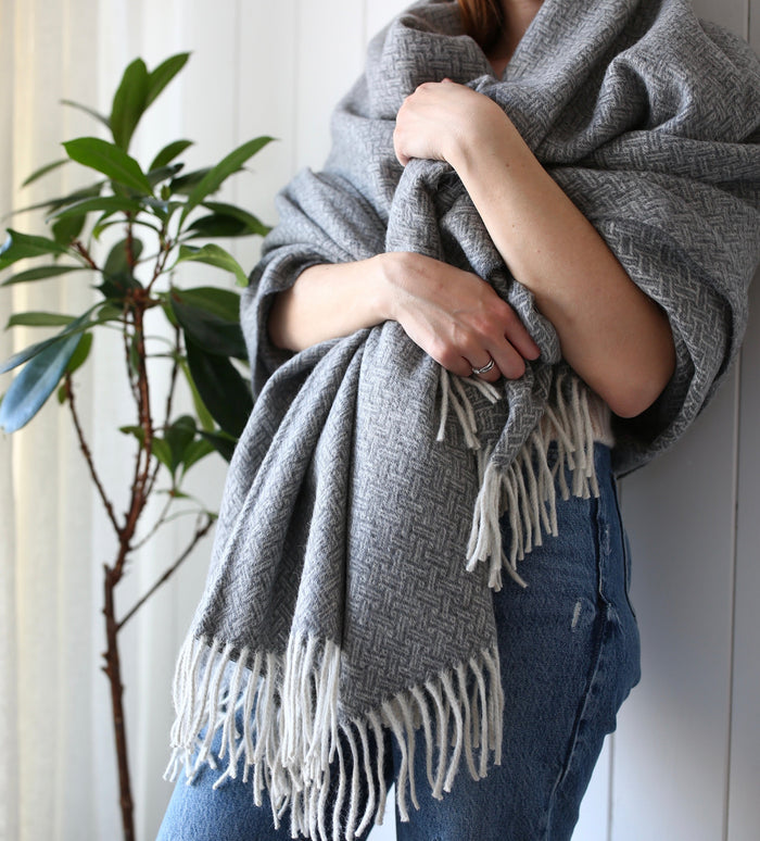 Oxford Alpaca Throw-Gina's Home Linen Ltd