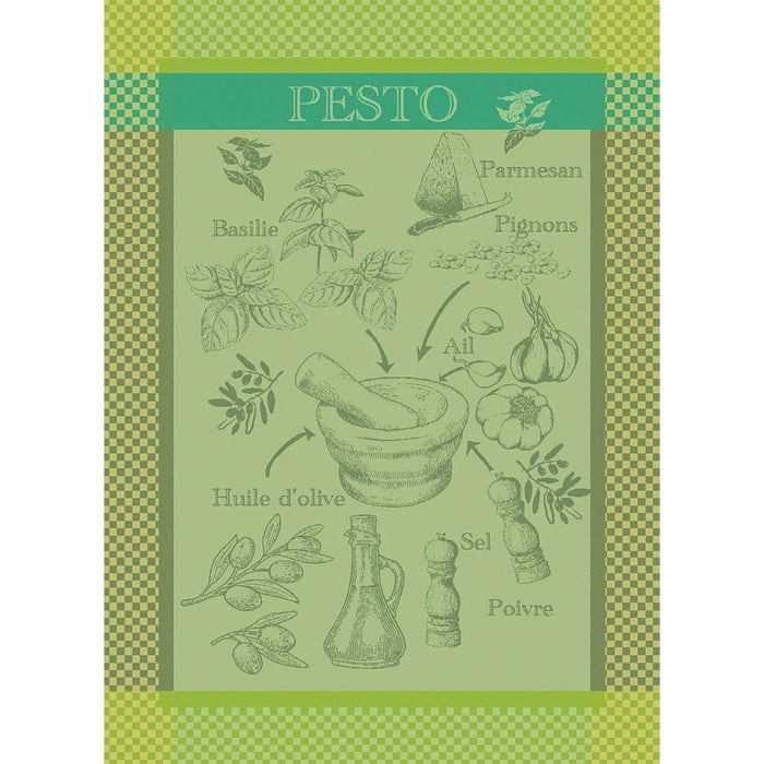Pesto Verde Kitchen Towel-Gina's Home Linen Ltd