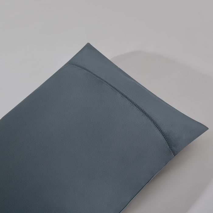 PILLOW CASES / STEEL BLUE / QUEEN