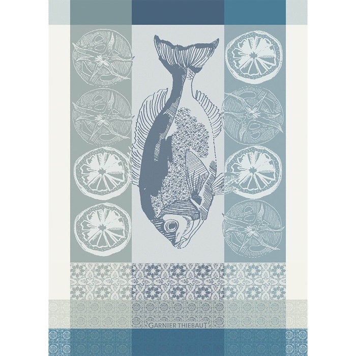 Plancha Outremer Kitchen Towel-Gina's Home Linen Ltd