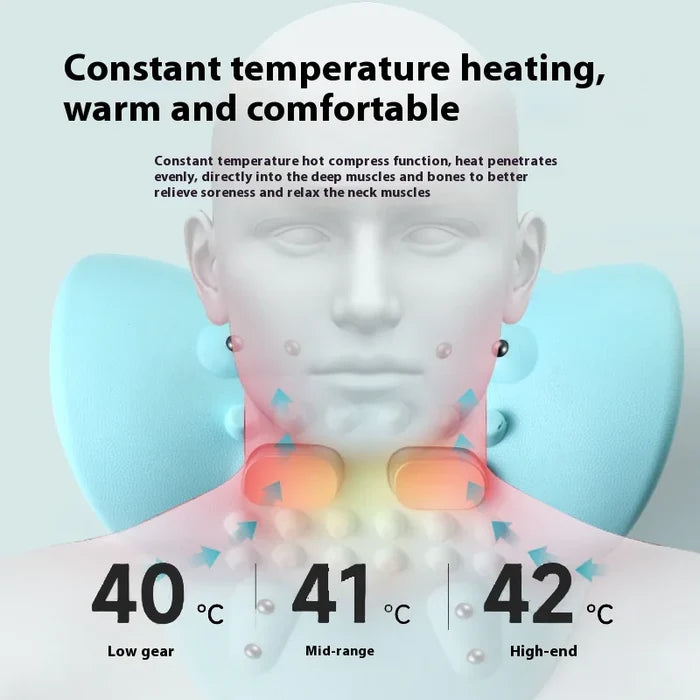 Portable Cervical Neck Massager Pillow Rieworkes