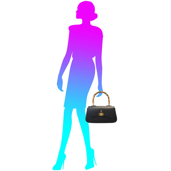 Pratesi Antella B141 bag in Full Grain Leather - Bruce Black - LQE2