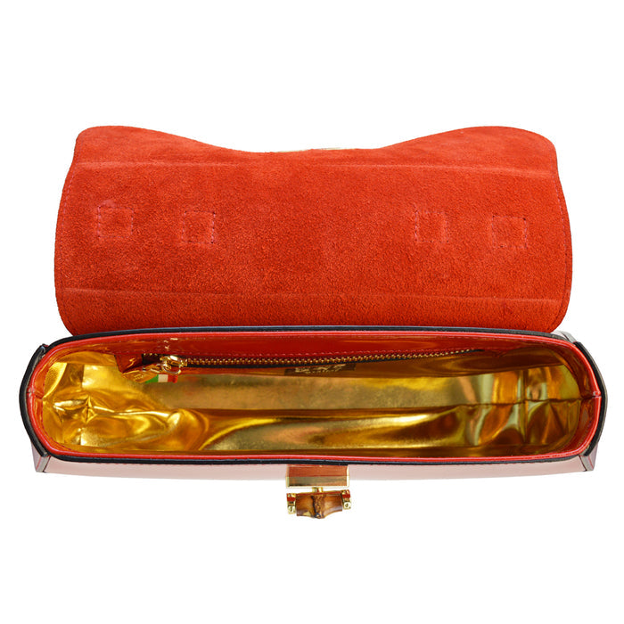 Pratesi Antella in Genuine Italian Patent Leather - Cherry