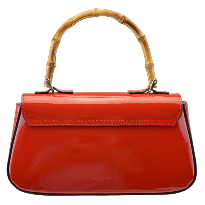 Pratesi Antella in Genuine Italian Patent Leather - Cherry