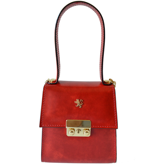 Pratesi Artemisia Small Lady Bag in genuine Italian leather - Artemisia Brunelleschi Cherry
