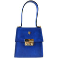 Pratesi Artemisia Small Lady Bag in genuine Italian leather - Artemisia Brunelleschi Electric Blue