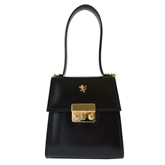 Pratesi Artemisia Small Lady Bag in genuine Italian leather - Artemisia Brunelleschi Black