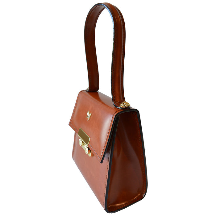 Pratesi Artemisia Small Lady Bag in genuine Italian leather - Artemisia Brunelleschi Electric Blue