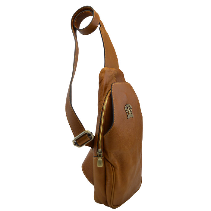 Pratesi Backpack San Quirico d'Orcia in Italian Vegetable Dyed Leather - Caffé