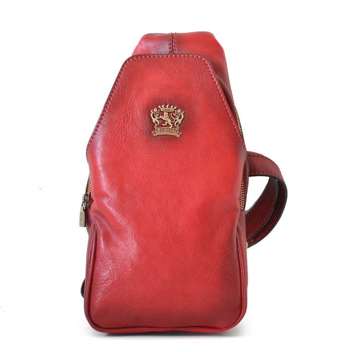 Pratesi Backpack San Quirico d'Orcia in Italian Vegetable Dyed Leather - Cherry