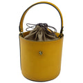 Pratesi Bag Secchiello in genuine Italian leather - Vegetable Tanned Italian Leather Mustard