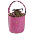 Pratesi Bag Secchiello R335 in genuine Italian leather - Brunelleschi Leather Pink