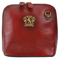 Pratesi Bag Volterra in genuine Italian leather - Vegetable Tanned Italian Leather Cherry