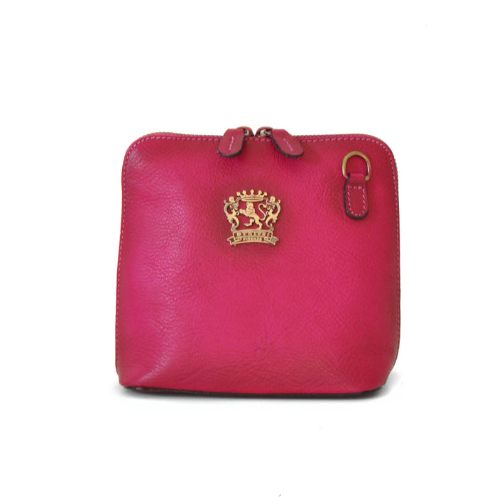 Pratesi Bag Volterra in genuine Italian leather - Vegetable Tanned Italian Leather Fuxia
