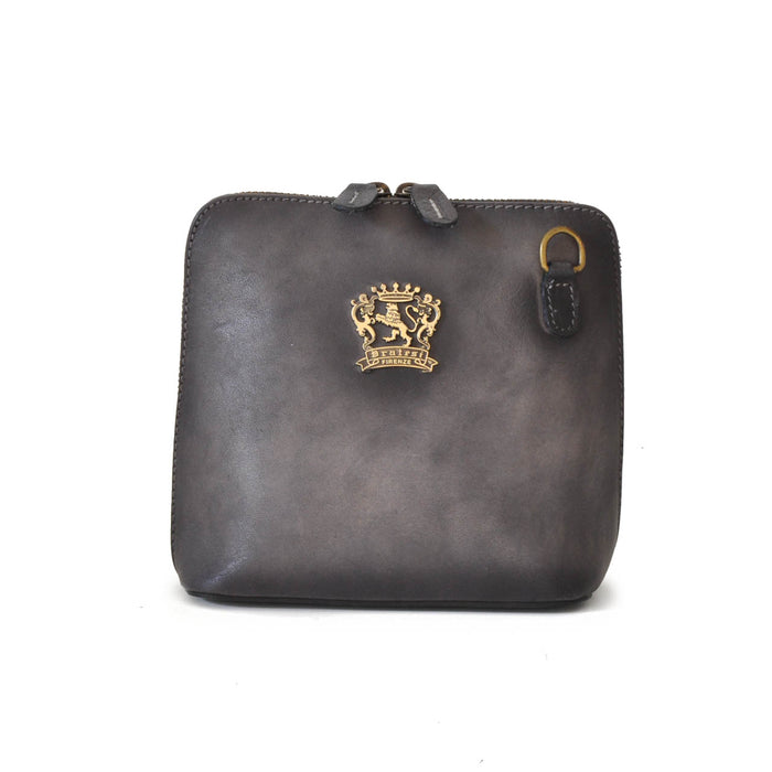 Pratesi Bag Volterra in genuine Italian leather - Vegetable Tanned Italian Leather Grey