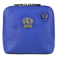 Pratesi Bag Volterra in genuine Italian leather - Vegetable Tanned Italian Leather Electric Blue