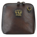 Pratesi Bag Volterra in genuine Italian leather - Vegetable Tanned Italian Leather Coffee