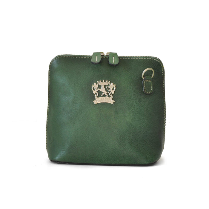 Pratesi Bag Volterra in genuine Italian leather - Vegetable Tanned Italian Leather Emerald