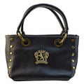 Pratesi Bagnone Lady Bag in genuine Italian vegetable-dyed leather - Black