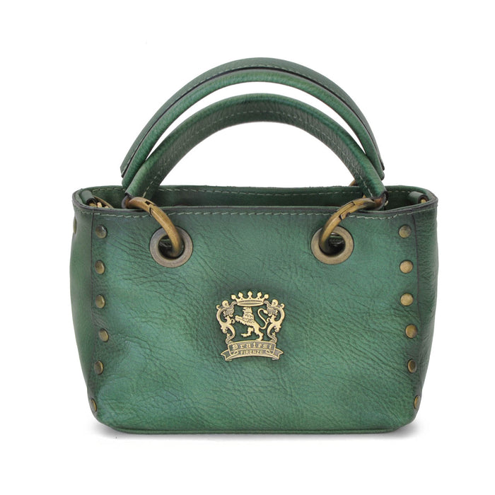 Pratesi Bagnone Lady Bag in vegetable-dyed leather - Emerald