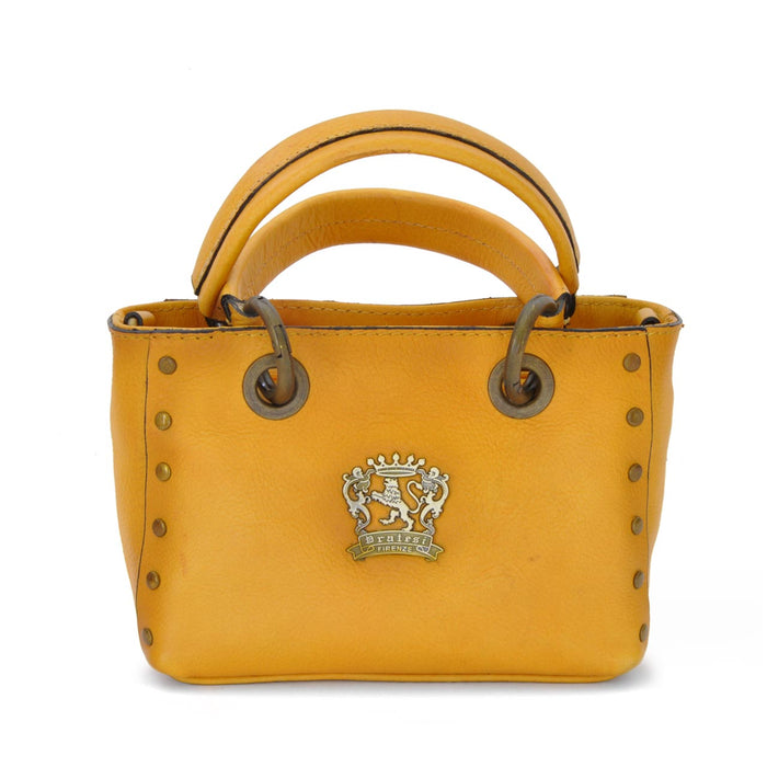 Pratesi Bagnone Lady Bag in vegetable-dyed leather - Mustard