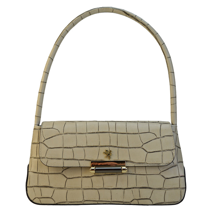 Pratesi Barchetta K290 Lady Bag in genuine leather - King White