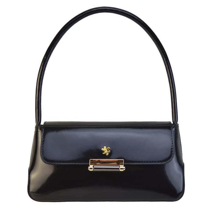 Pratesi Barchetta R290 Lady Bag in genuine leather - Brunelleschi Black