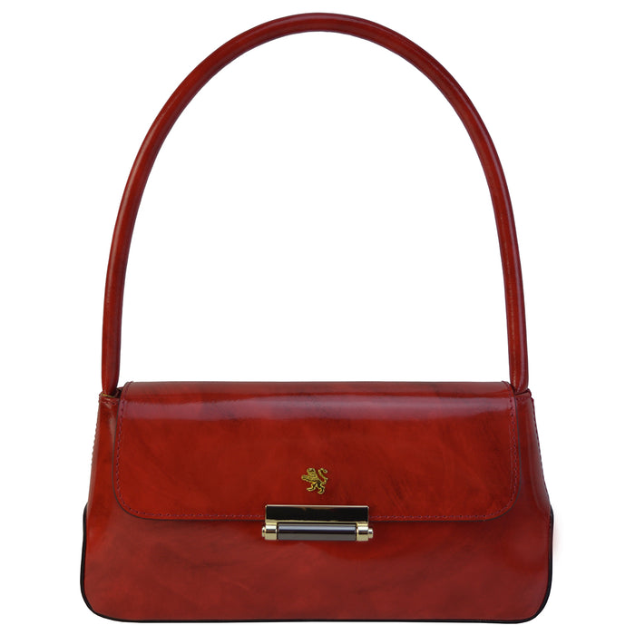 Pratesi Barchetta R290 Lady Bag in genuine leather - Brunelleschi Cherry