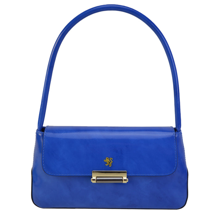 Pratesi Barchetta R290 Lady Bag in genuine leather - Brunelleschi Electric Blue