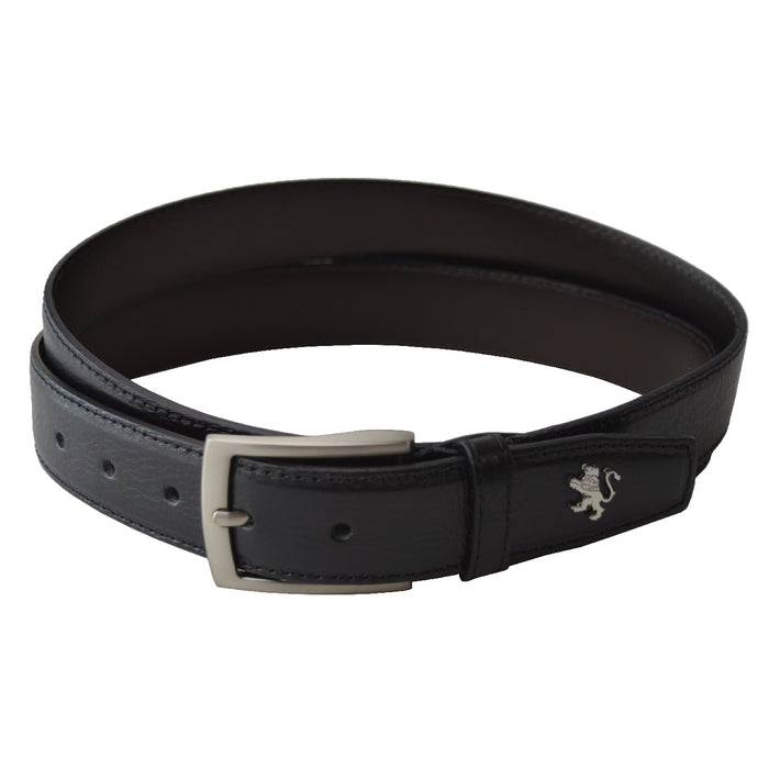 Pratesi Belt in genuine leather - Black