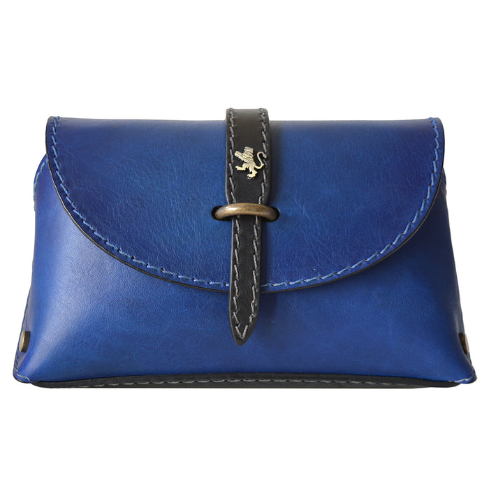 Pratesi Buonconvento - Vegetable Tanned Italian Leather Electric Blue
