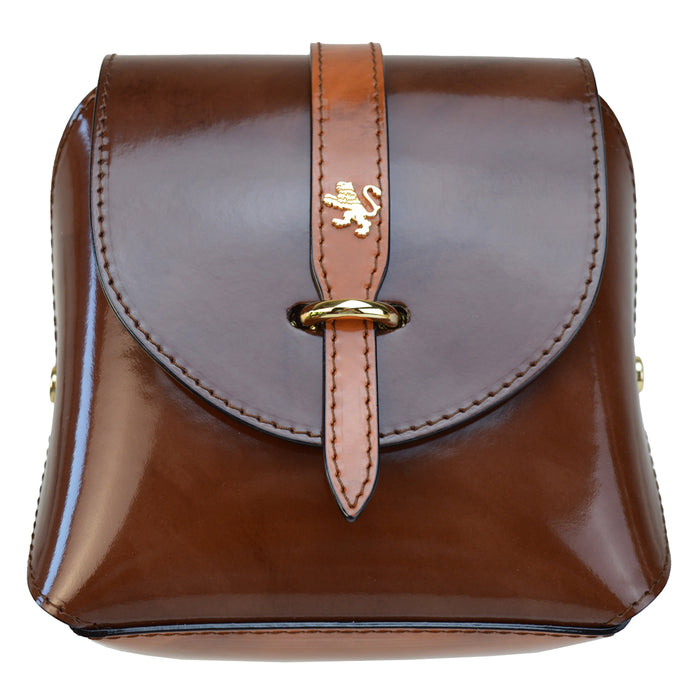 Pratesi Buonconvento R331/L in Genuine Leather - Brunelleschi Coffee
