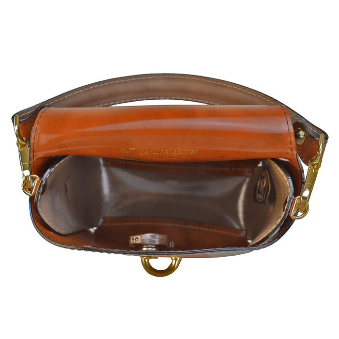Pratesi Buonconvento R331/L in Genuine Leather - Brunelleschi Orange