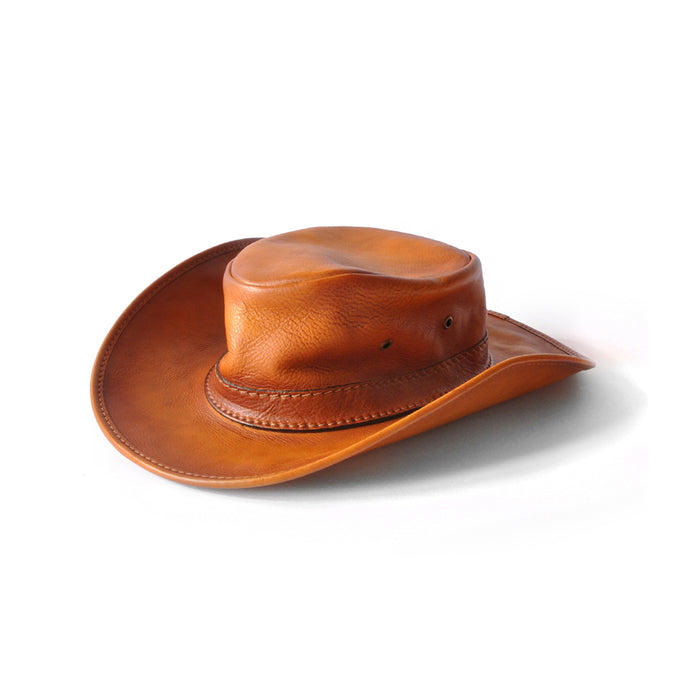 Pratesi Cagliostro Hat 57 cm in genuine Italian leather