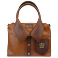 Pratesi Camicia Handbag in Vegetable-Dyed Italian Leather