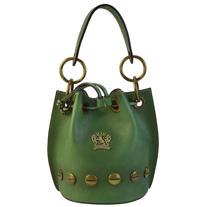 Pratesi Campagnatico backet bag B495 - Emerald