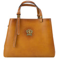 Pratesi Camperiti Ladies Handbag in Genuine Italian Vegetable Dyed Leather