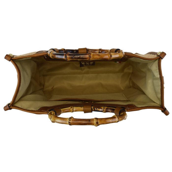 Pratesi Cancelli Summer Hand Bag - Summer Brown