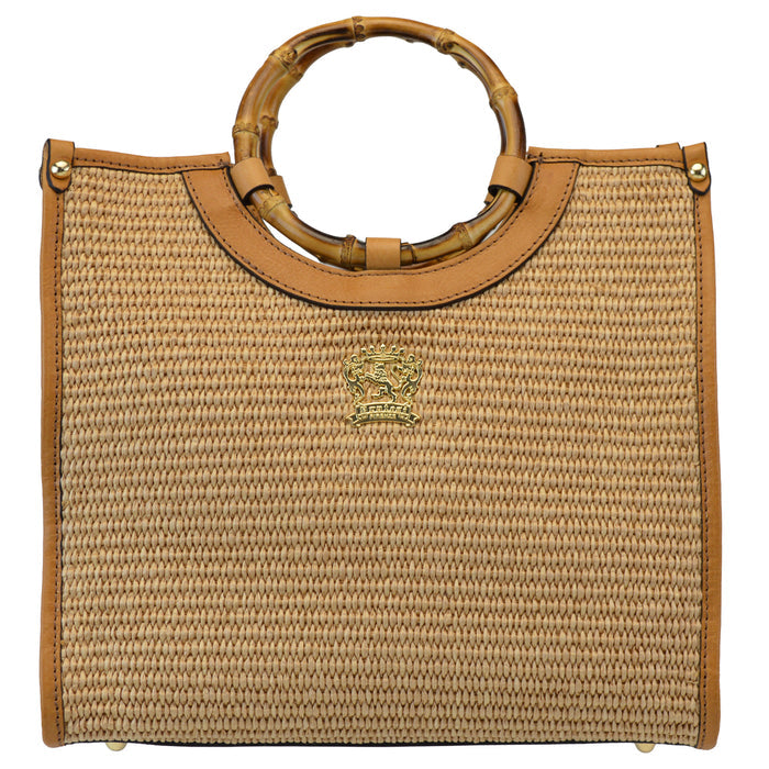 Pratesi Cancelli Summer Hand Bag - Summer Cognac
