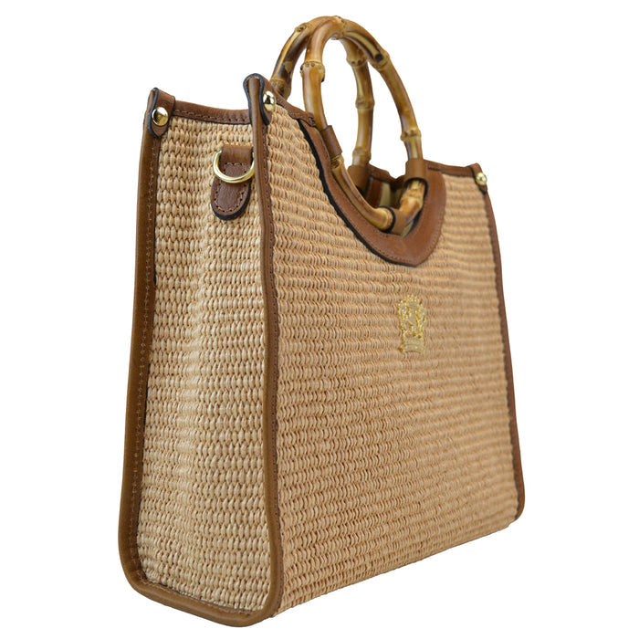 Pratesi Cancelli Summer Hand Bag - Summer Cognac