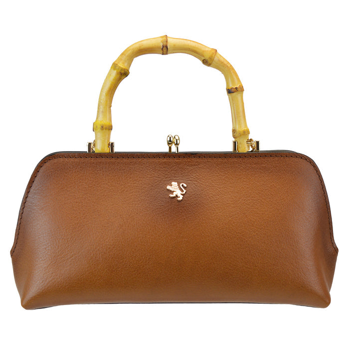Pratesi Candeli Handbag B565 in genuine full-grain leather - LQE