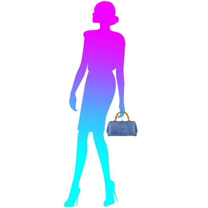 Pratesi Candeli Handbag R565 in genuine leather - Brunelleschi Mustard - LQE
