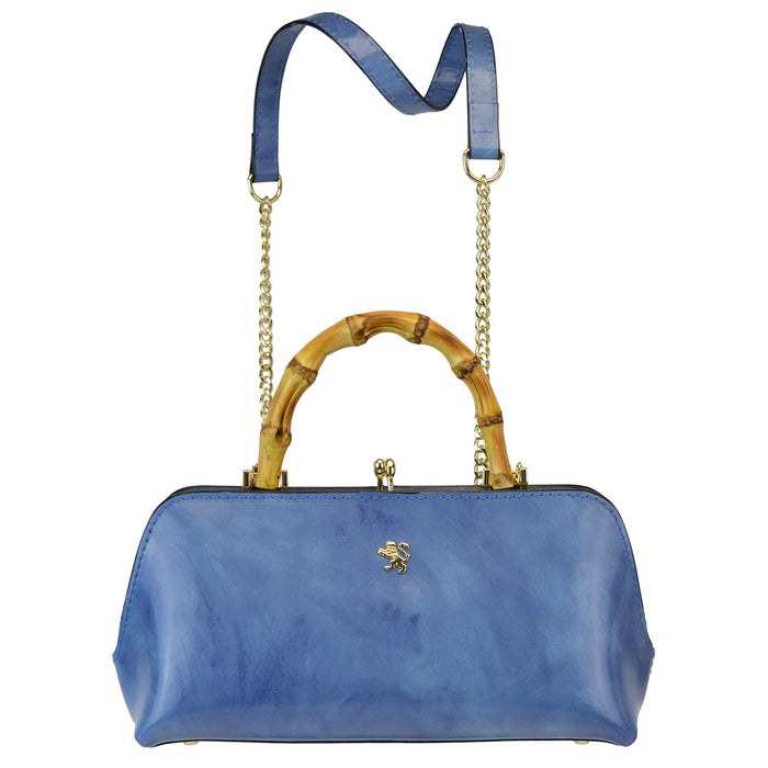 Pratesi Candeli Handbag R565 in genuine leather - Brunelleschi Mustard - LQE