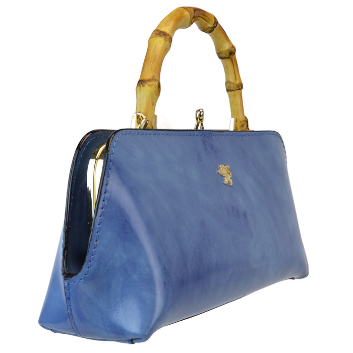 Pratesi Candeli Handbag R565 in genuine leather - Brunelleschi Mustard - LQE
